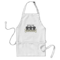 Three Newfoundlands aprons