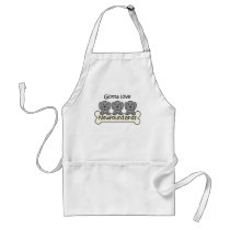 Three Newfoundlands aprons