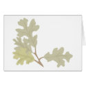 Three Oak Leaves cards by White_Wedding Three Oak Leaves cards