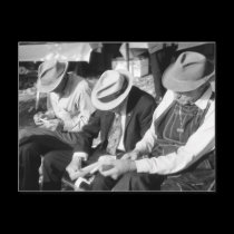 Three Old Men postcards