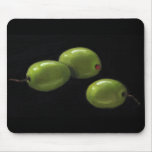 Three Olives in Oil Pastel Mouse Pads