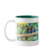 Three On A Branch Mug