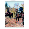 Three on trail card