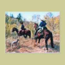 Three on trail postcards