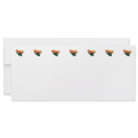 Three Orange and Red Tulips Rack Cards