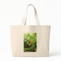Three orange mushrooms canvas bag
