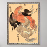 Three Oriental Horses posters