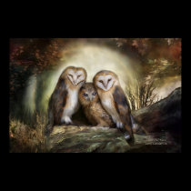 Three Owl Moon Art Poster/Print posters