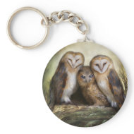 Three Owl Moon Keychain keychain