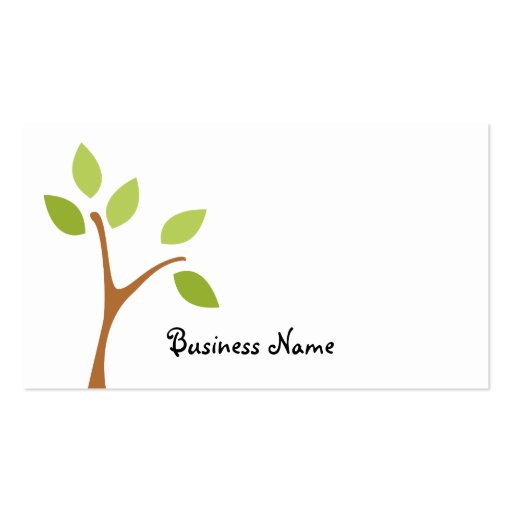 Three Owls Business Card Template (back side)