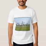 Three P51 Mustangs Taking Off_WWII Planes T Shirt