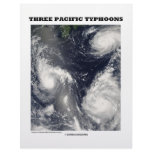 Three Pacific Typhoons (Satellite Picture) letterhead
