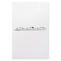 Three Pagoda SLs Custom Stationery