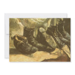Three Pairs of Shoes by Vincent van Gogh Custom Announcement