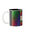 three paneled design mugs by klocke three paneled design mugs