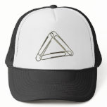 Three paper clips interlinked mesh hats