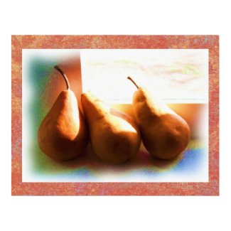 Three Pears print