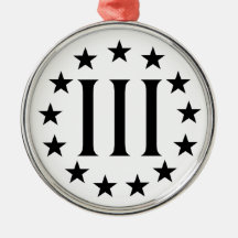 Three Percent - Threeper Ornament