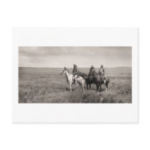 Three Piegan Blackfeet Chiefs - vintage Post Cards