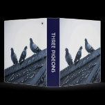 Three Pigeons on a Roof (1.5in) binders