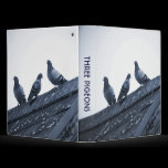 Three Pigeons on a Roof (1in) binders