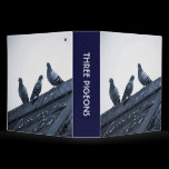 Three Pigeons on a Roof (2in) binders