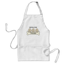 Three Poodles aprons by dogcartoons Three Poodles aprons