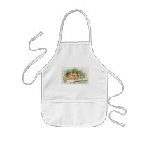 Three praying angels apron
