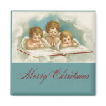Three praying angels magnets