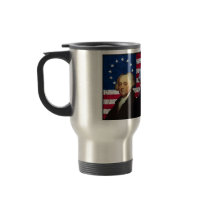 Three Presidents and The American Flag Coffee Mug