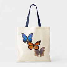 Three Pretty Butterflies Bag