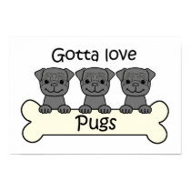 Three Pugs posters