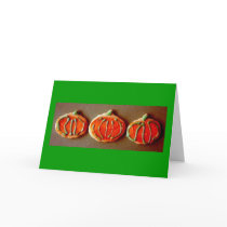 "Three Pumpkin Cookies" cards by Rmarvil "Three Pumpkin Cookies" cards