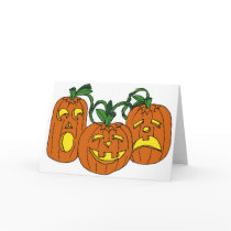 Three Pumpkins cards by wislander Three Pumpkins cards