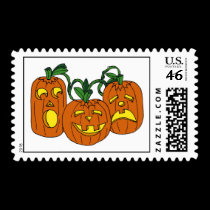 Three Pumpkins stamps