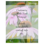 Three Purple Coneflowers Personalized Flyer