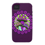 Three Purple Mushrooms Phone Case iPhone 4/4S Cases