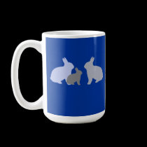 Three Rabbits Mug mugs