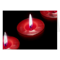 Three Red Candles cards by lifesphere Three Red Candles cards