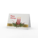 Three Red Christmas Candles cards by AJsGraphics Three Red Christmas Candles cards