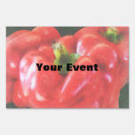 Three Red Peppers Yard Signs