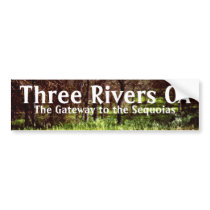 Three Rivers California CA Bumper sticker art bumper stickers by ScenicEarthStudios Three Rivers California CA Bumper sticker art bumper stickers