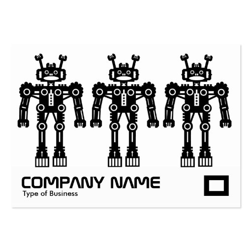 Three Robots Business Cards (front side)