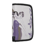 THREE ROSES, Art Deco Ladies: MODERN MAUVE & MORE Folio Planner
