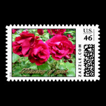three roses postage