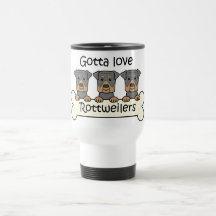 Three Rottweilers Mug