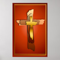Three Rugged Crosses Poster..smaller