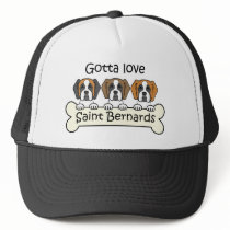 Three Saint Bernards Mesh Hat