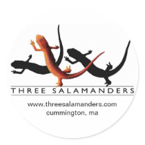 Three Salamanders Stickers