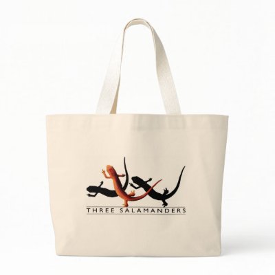Three Salamanders Two-Tone Tote Bag by threesalamanders